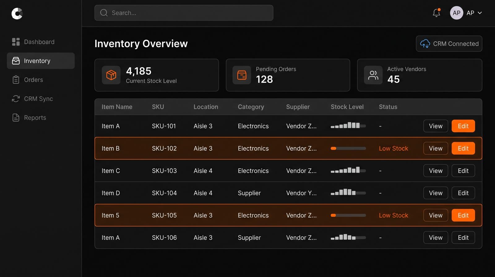 Procurement & Inventory Management Modules product screenshot